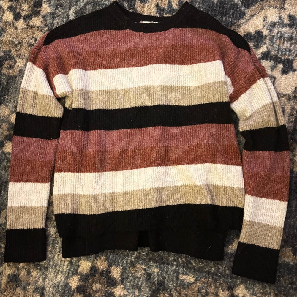 Striped Knit Sweater